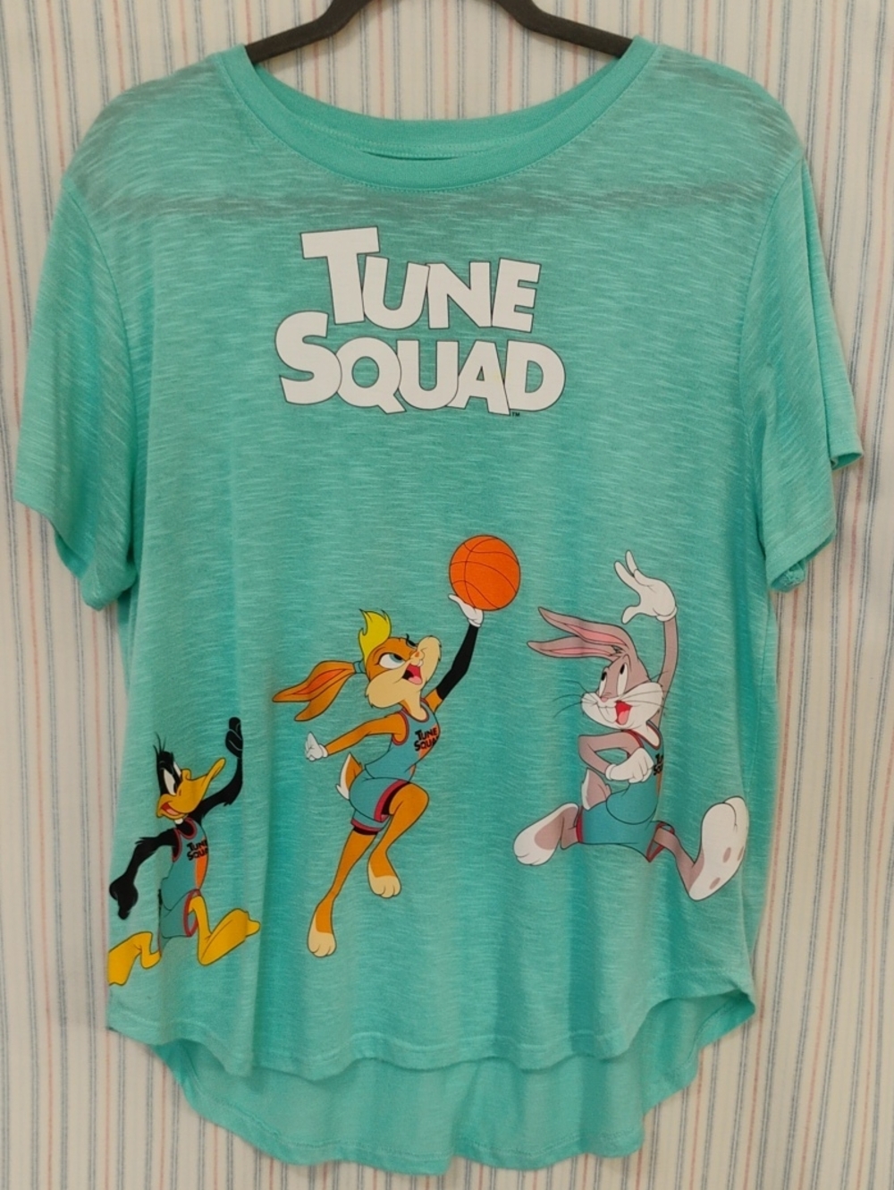 Space Jam Tune Squad Relaxed T-Shirt Aqua Blue Heather 3XL (21)